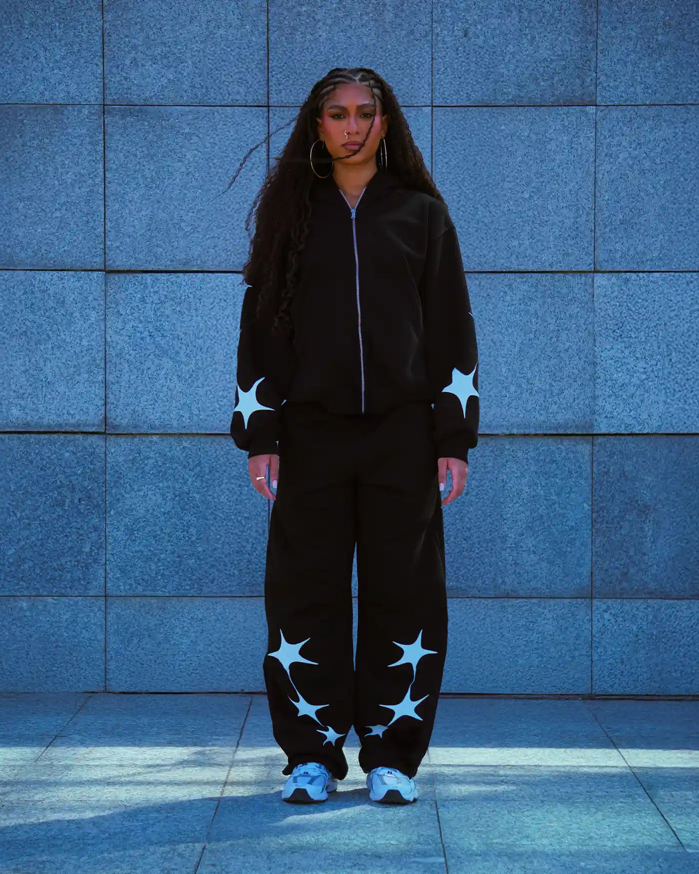 Zip Hoodie Cosmos Black